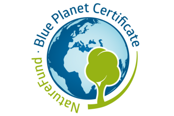 Logo des Naturefund Blue Planet Certificate